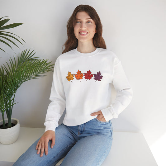 Gradient Autumn Leaves Sweatshirt