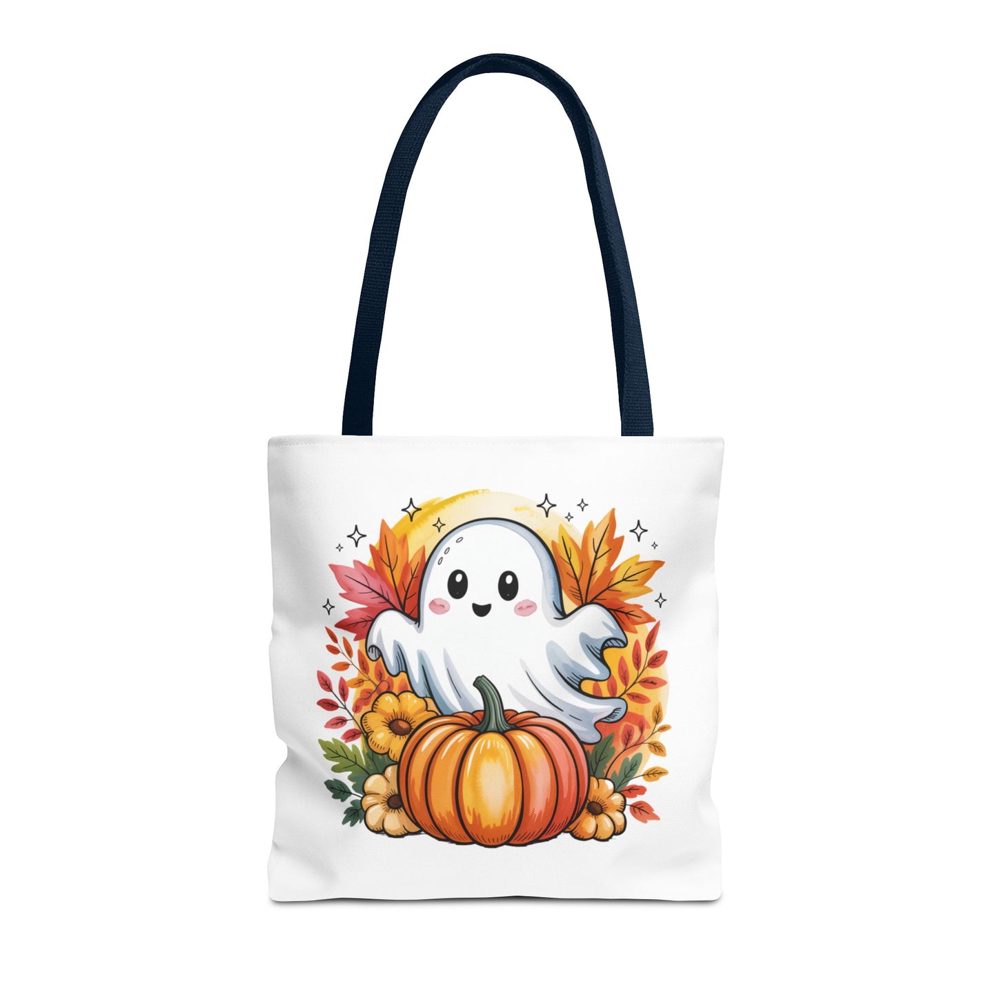 Ghostly Pumpkin Tote Bag