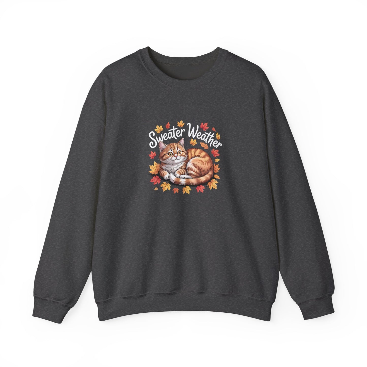 “Sweater Weather” Cozy Cat Sweatshirt