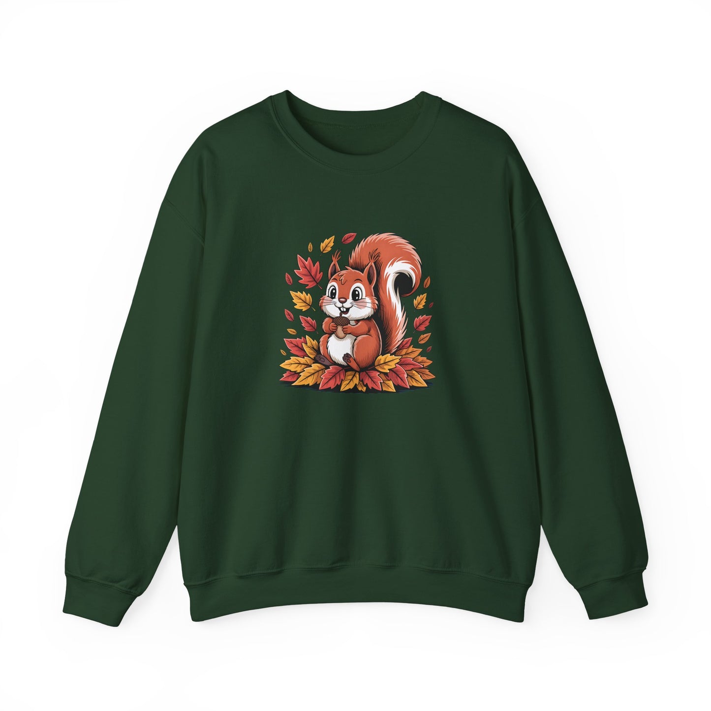 Cozy Autumn Squirrel Sweatshirt