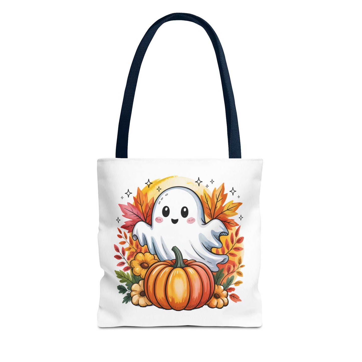 Ghostly Pumpkin Tote Bag