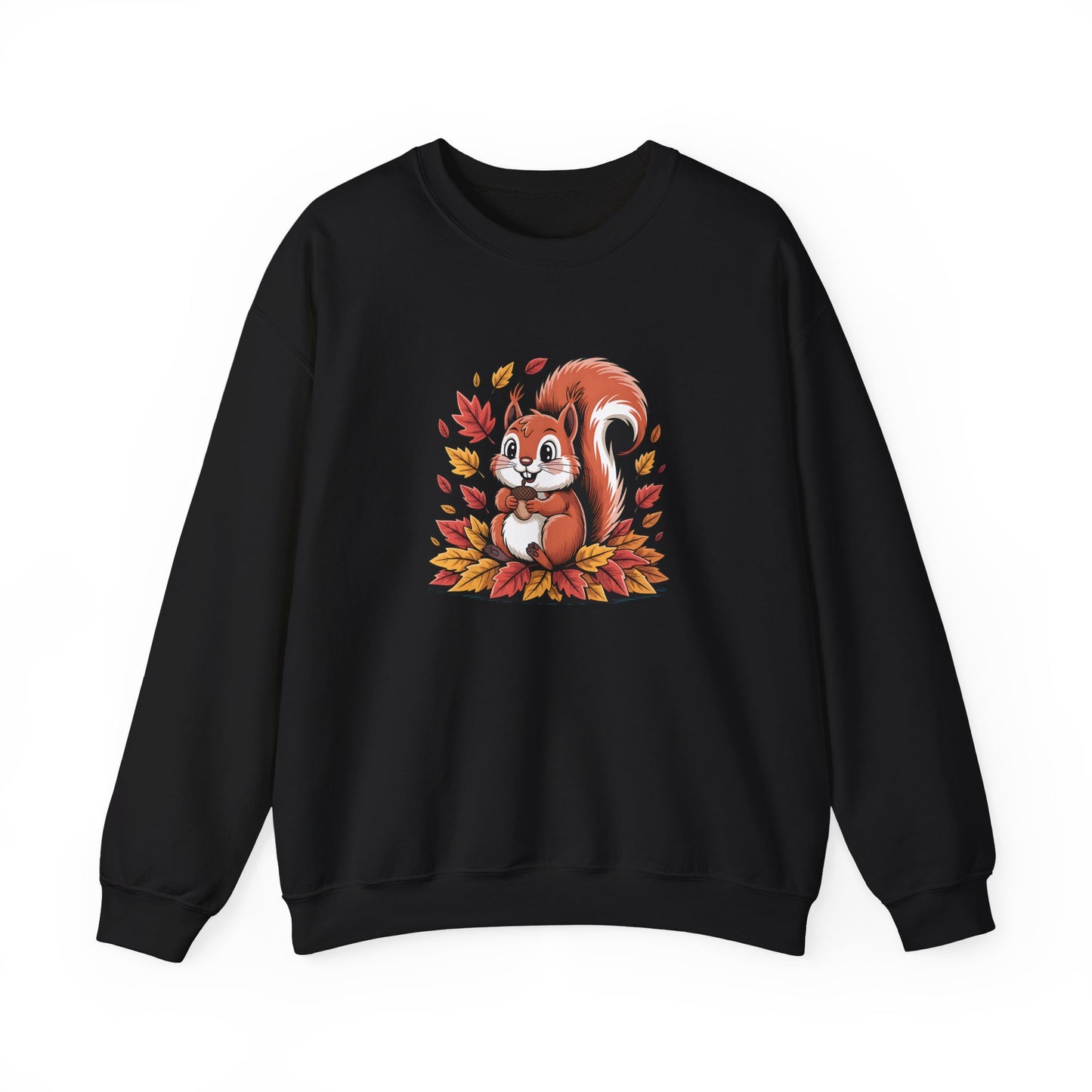 Cozy Autumn Squirrel Sweatshirt