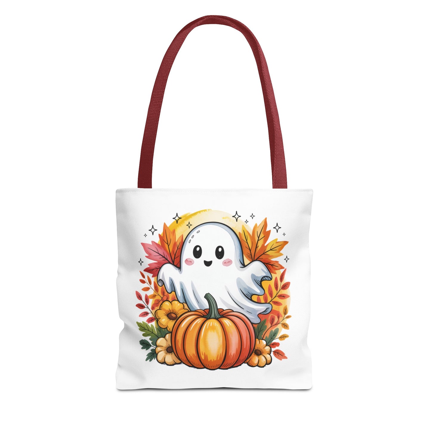 Ghostly Pumpkin Tote Bag
