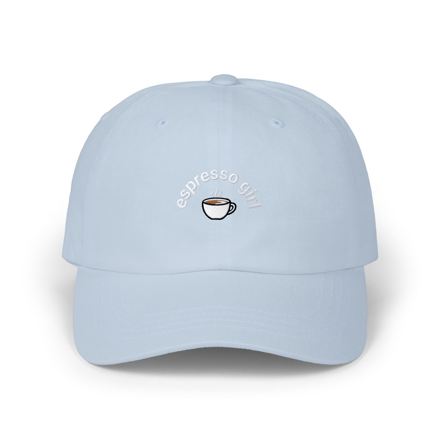 “Espresso Girl” Embroidered Hat