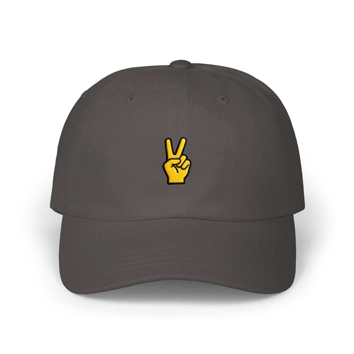Peace Sign Embroidered Hat