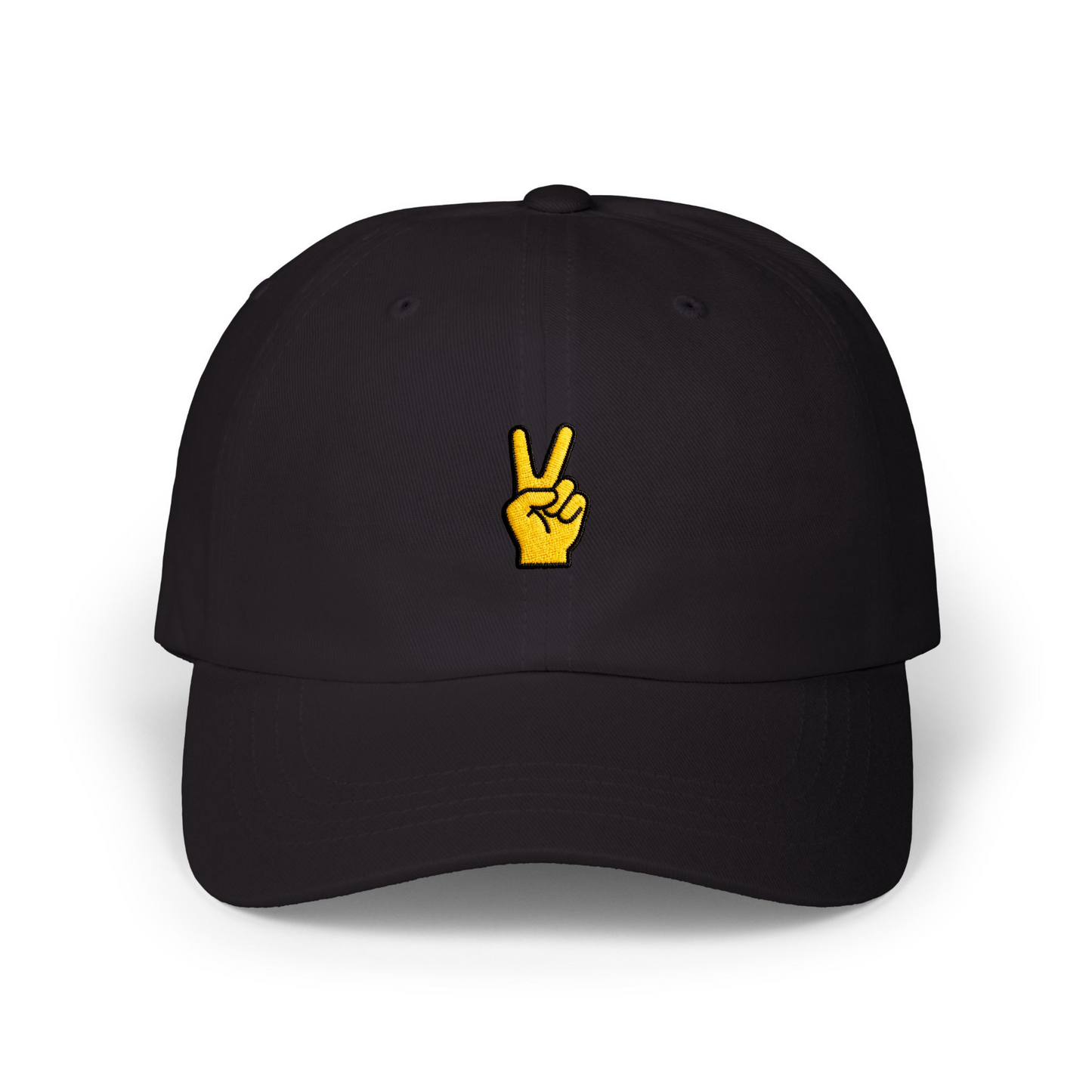 Peace Sign Embroidered Hat