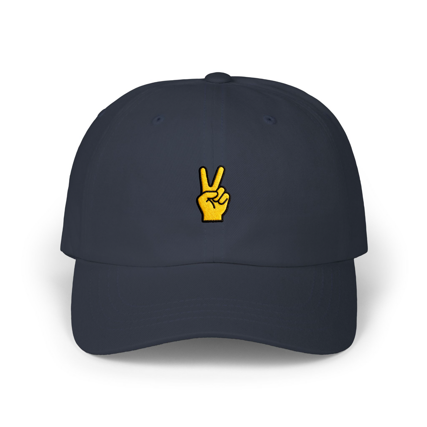 Peace Sign Embroidered Hat