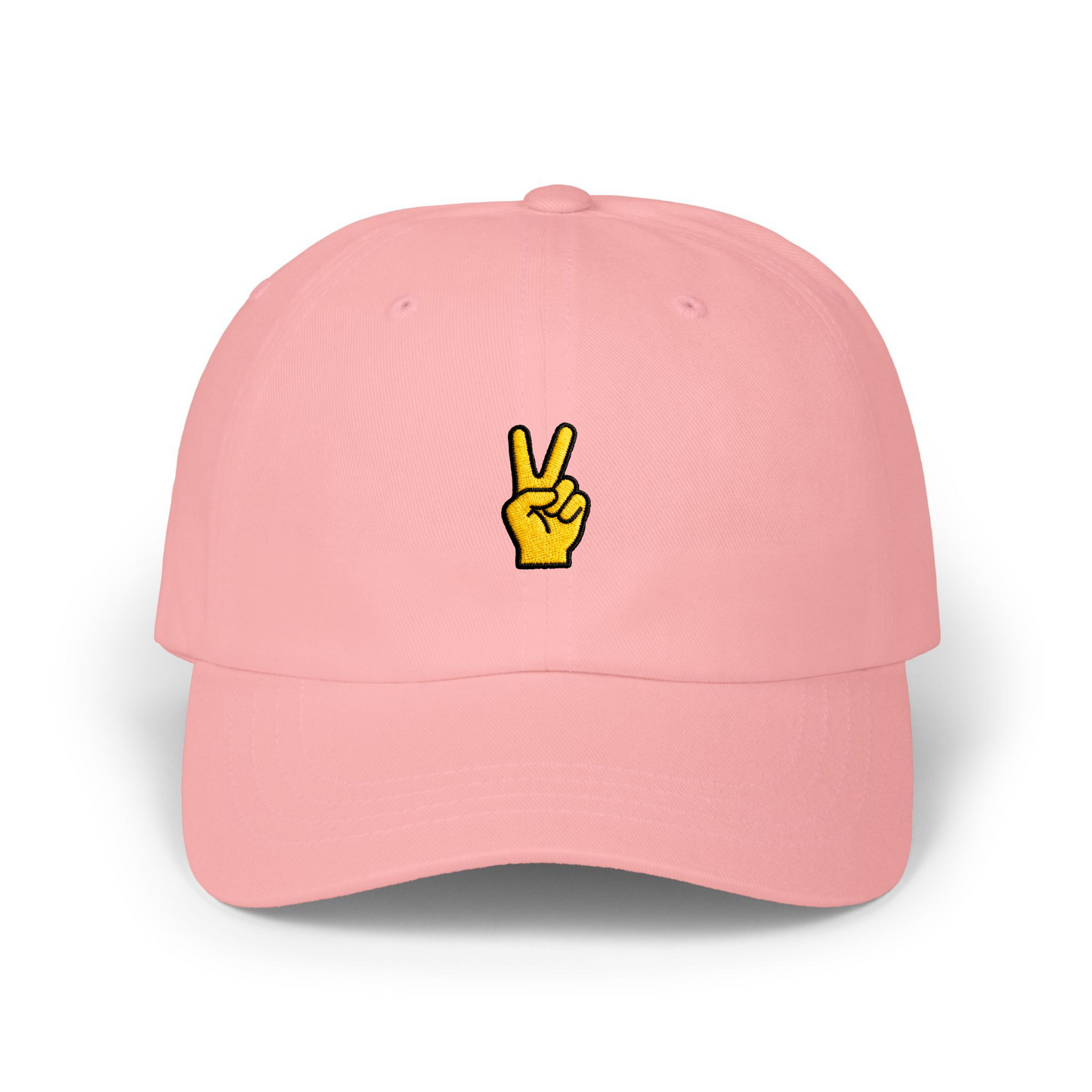 Peace Sign Embroidered Hat
