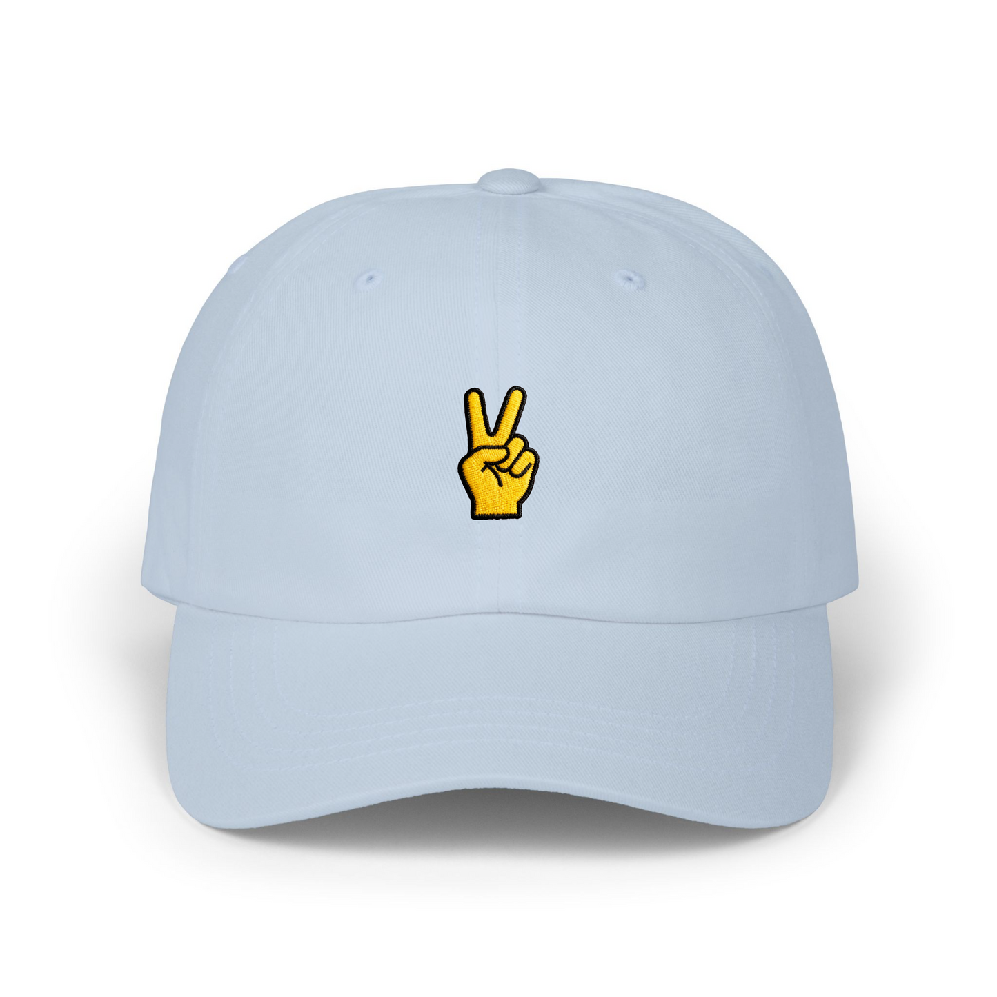Peace Sign Embroidered Hat