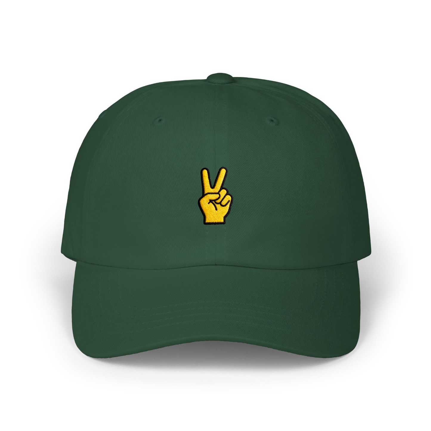Peace Sign Embroidered Hat