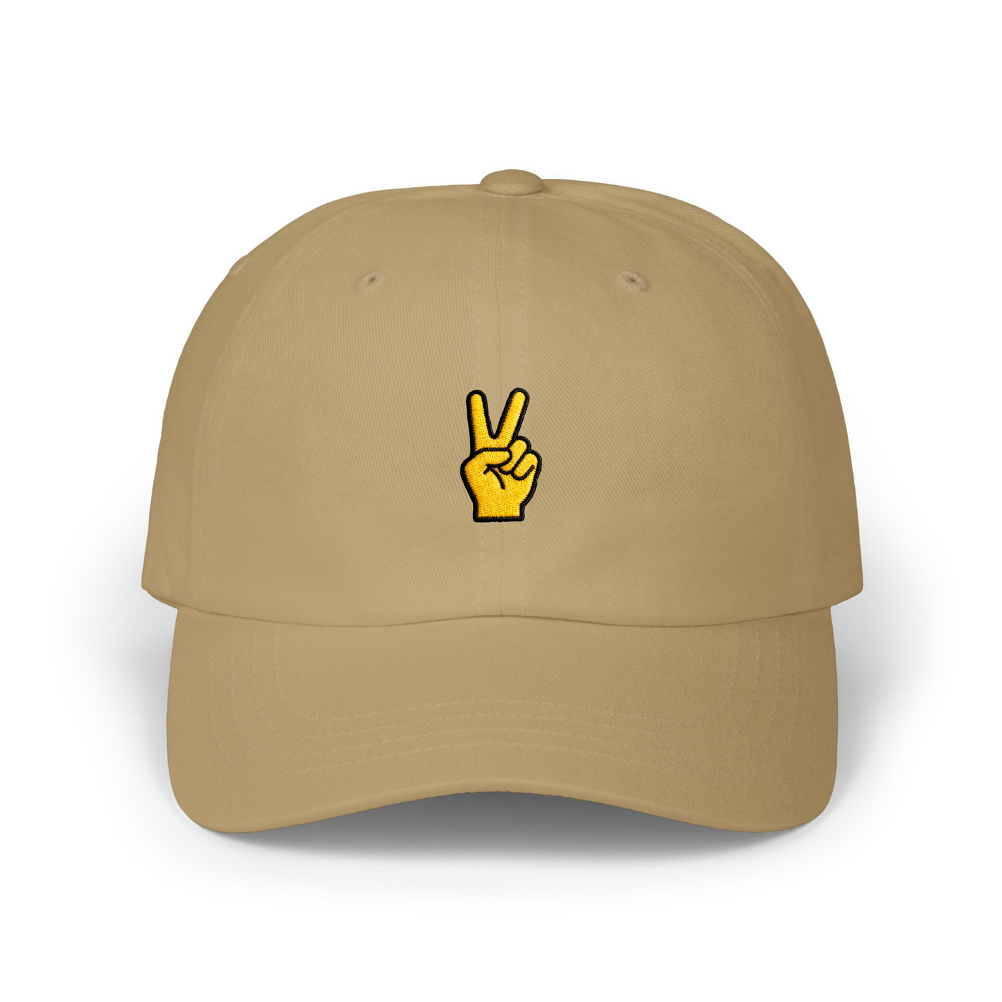 Peace Sign Embroidered Hat