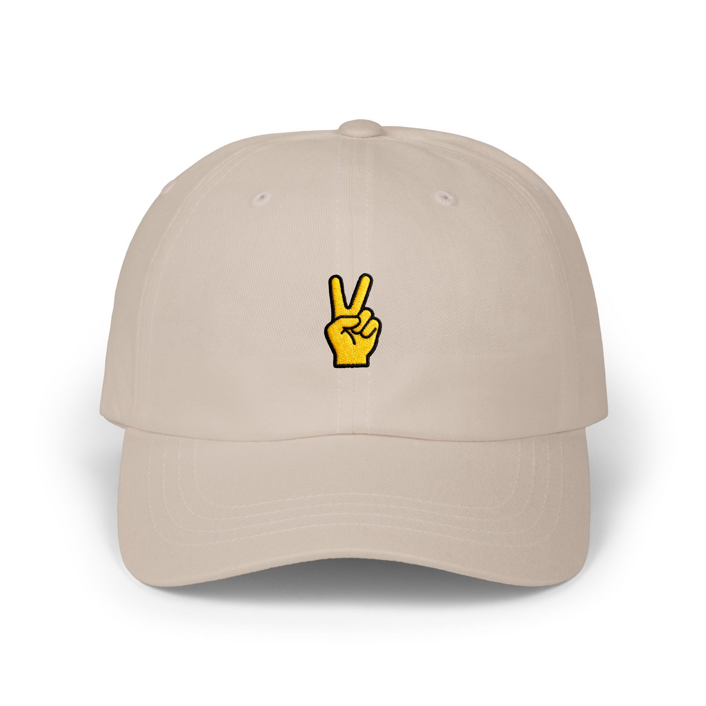 Peace Sign Embroidered Hat
