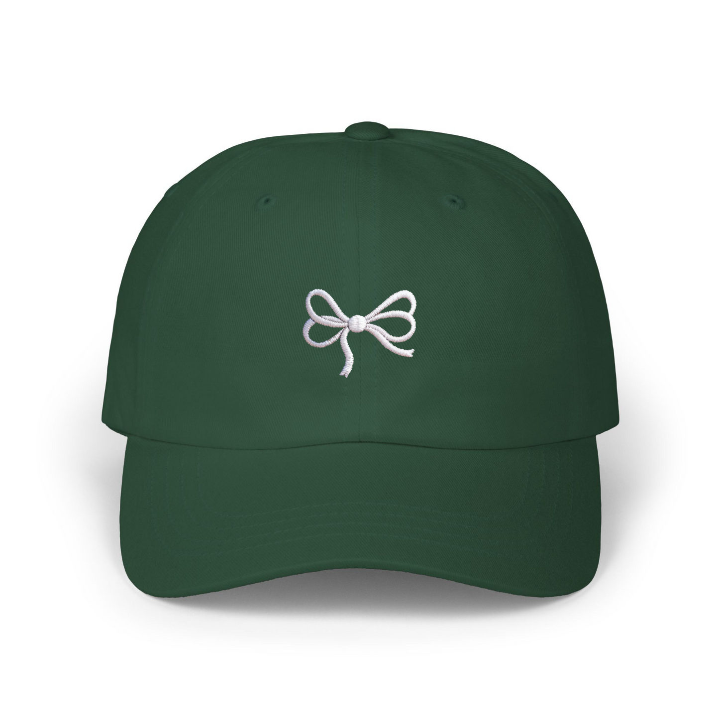 Cute Bow Embroidered Cap