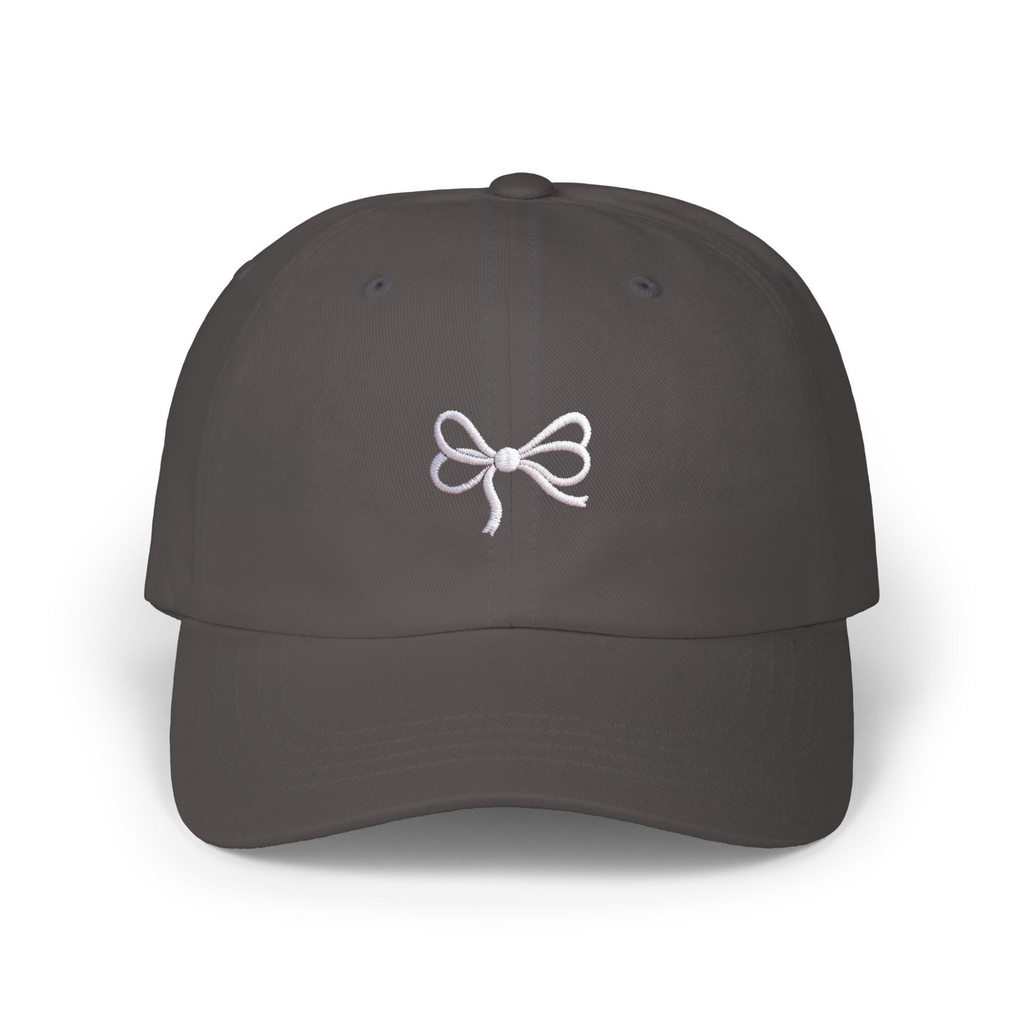 Cute Bow Embroidered Cap