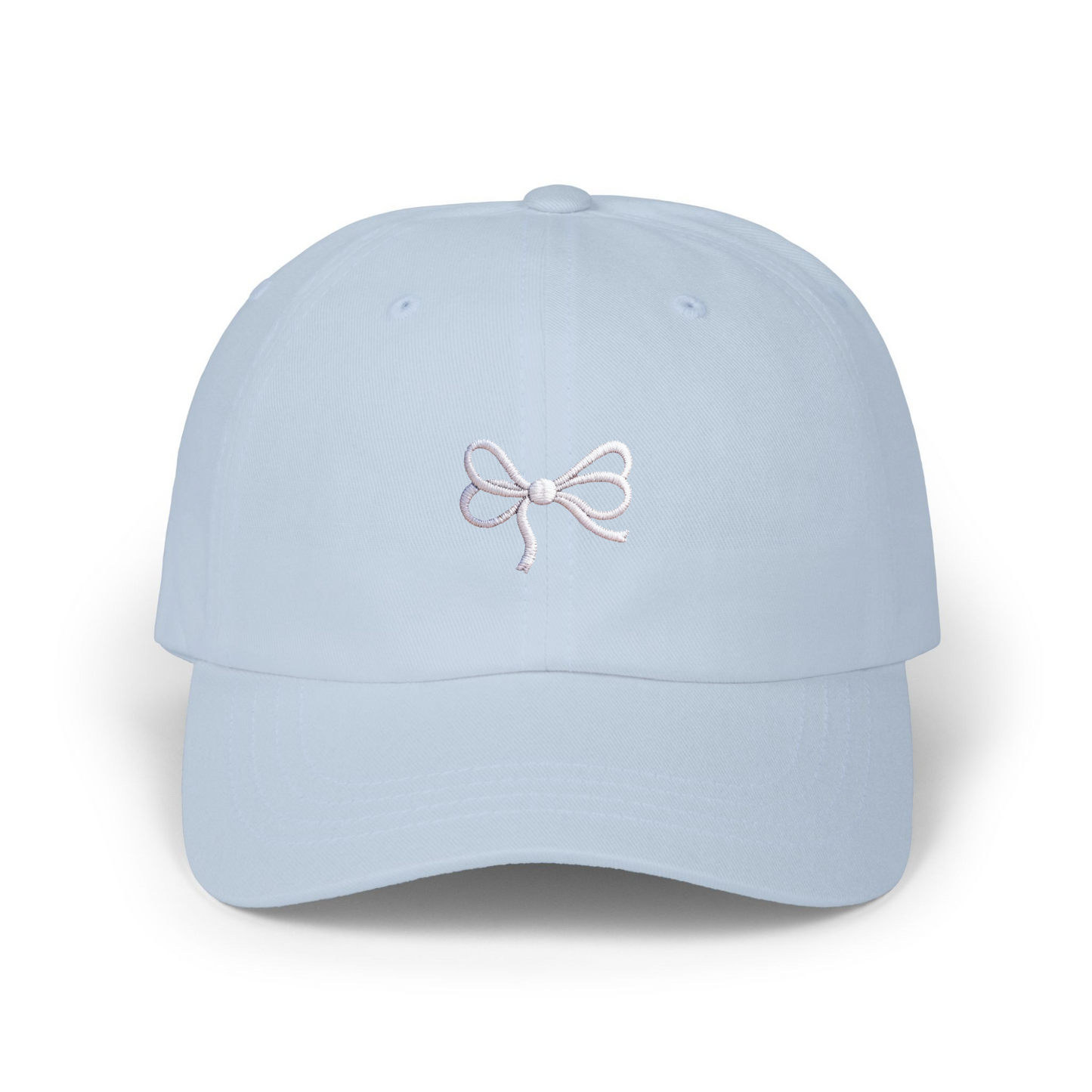 Cute Bow Embroidered Cap