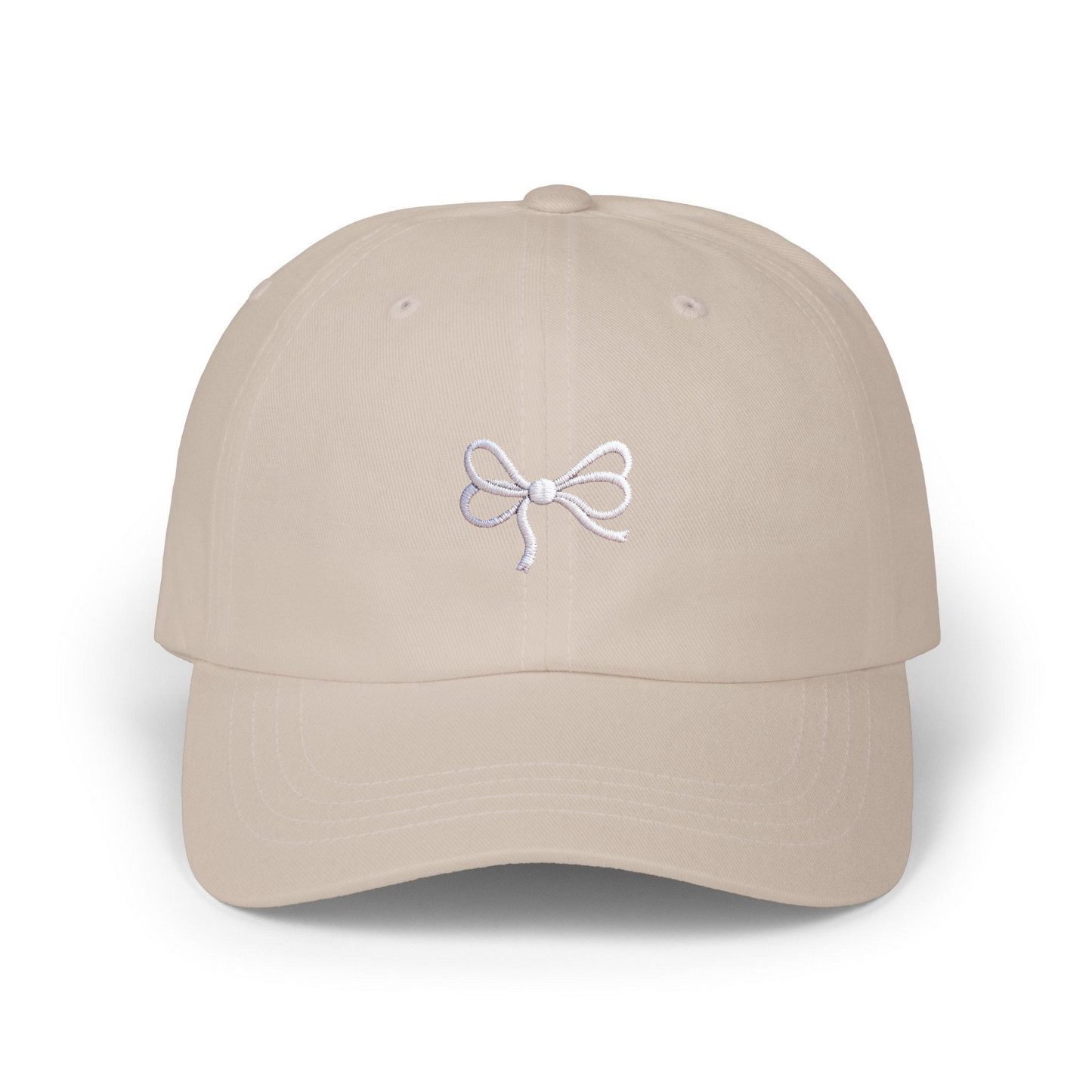 Cute Bow Embroidered Cap
