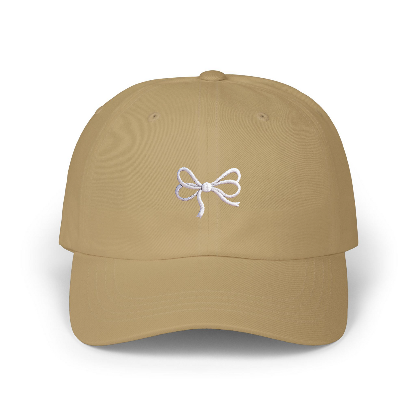 Cute Bow Embroidered Cap