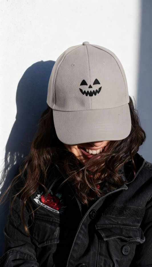 Jack-o'-Lantern Embroidered Hat