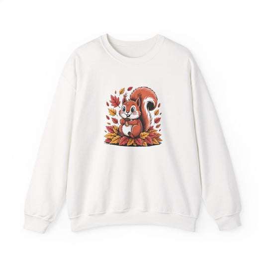 Cozy Autumn Squirrel Sweatshirt