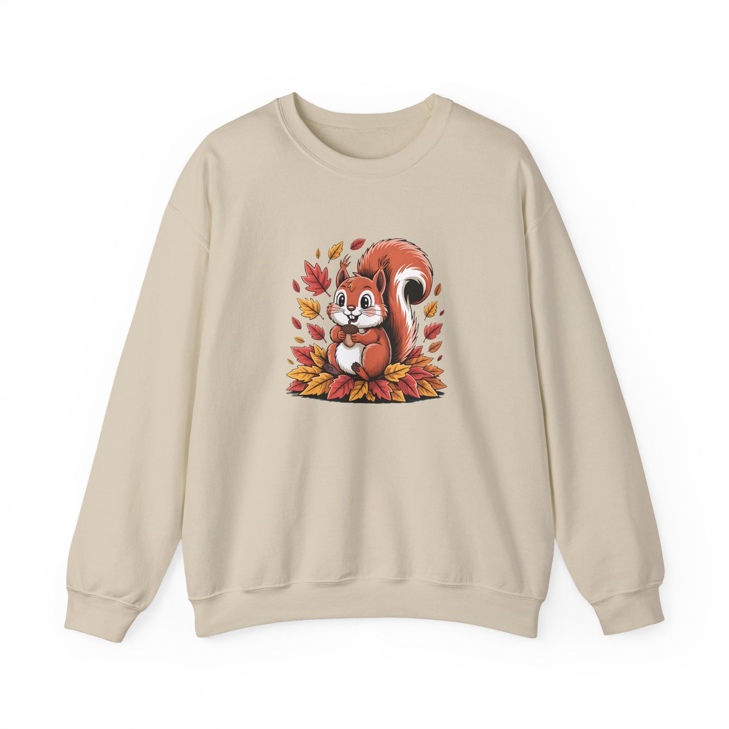 Cozy Autumn Squirrel Sweatshirt