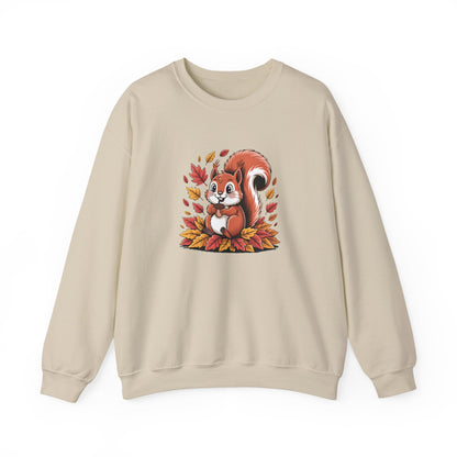 Cozy Autumn Squirrel Sweatshirt
