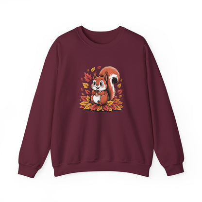 Cozy Autumn Squirrel Sweatshirt