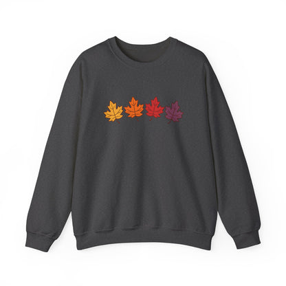Gradient Autumn Leaves Sweatshirt