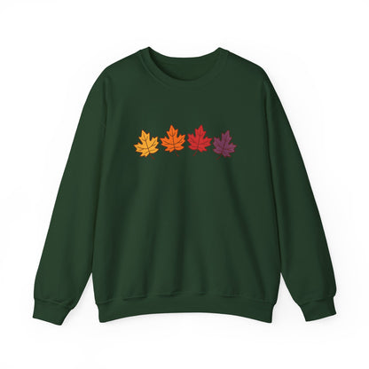 Gradient Autumn Leaves Sweatshirt