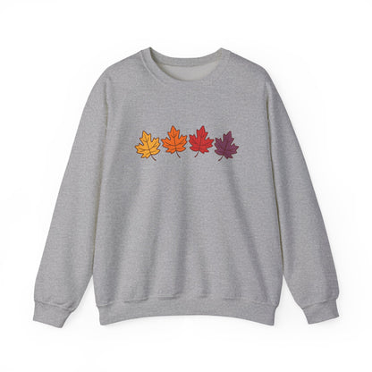 Gradient Autumn Leaves Sweatshirt