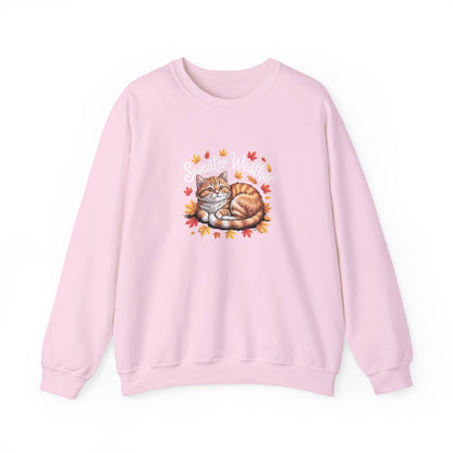 “Sweater Weather” Cozy Cat Sweatshirt