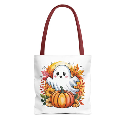 Ghostly Pumpkin Tote Bag