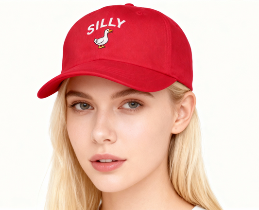 Silly Goose Embroidered Hat