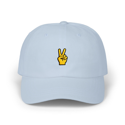Peace Sign Embroidered Hat