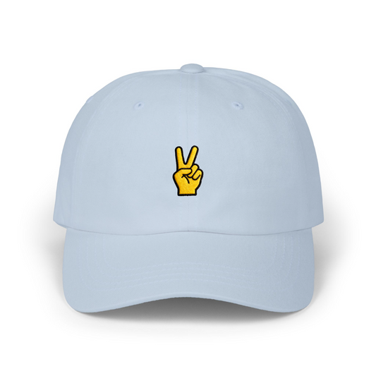 Peace Sign Embroidered Hat