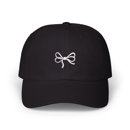 Cute Bow Embroidered Cap