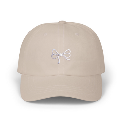 Cute Bow Embroidered Cap