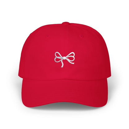 Cute Bow Embroidered Cap