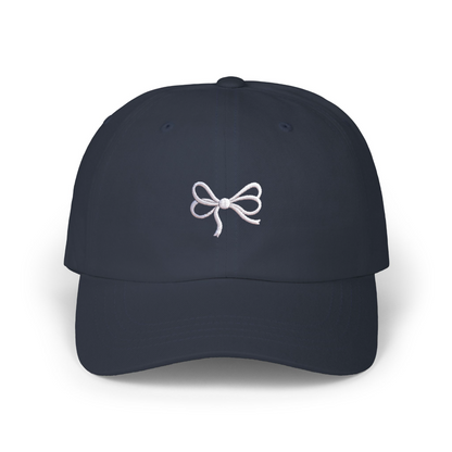 Cute Bow Embroidered Cap