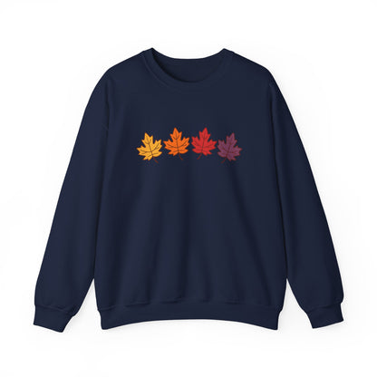 Gradient Autumn Leaves Sweatshirt