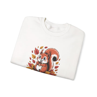 Cozy Autumn Squirrel Sweatshirt