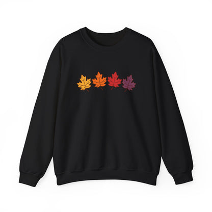 Gradient Autumn Leaves Sweatshirt