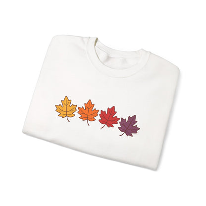 Gradient Autumn Leaves Sweatshirt