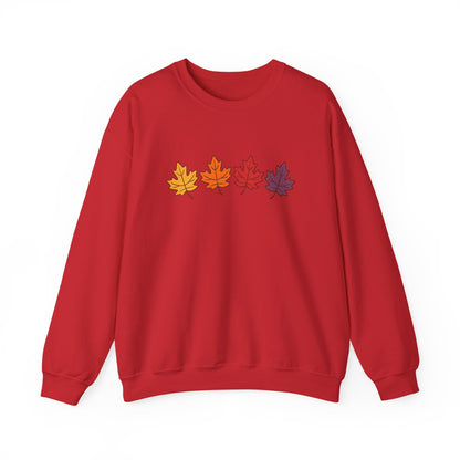 Gradient Autumn Leaves Sweatshirt