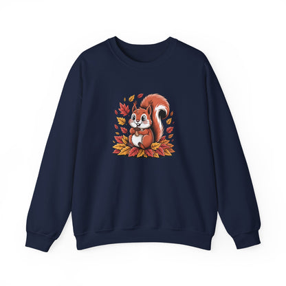 Cozy Autumn Squirrel Sweatshirt