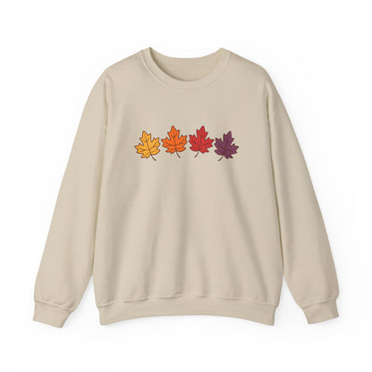 Gradient Autumn Leaves Sweatshirt