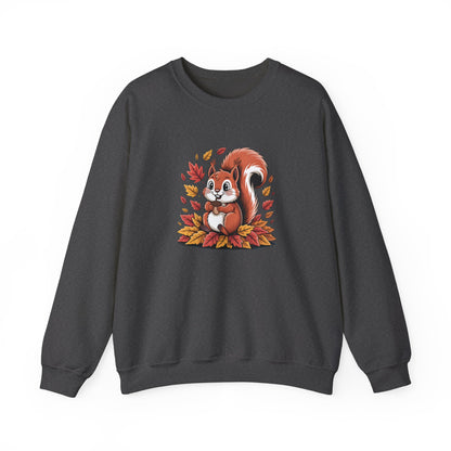 Cozy Autumn Squirrel Sweatshirt